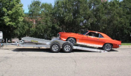 New 2026 Aluma 8218TILT 7K Torsion Car Hauler Tilt Trailer