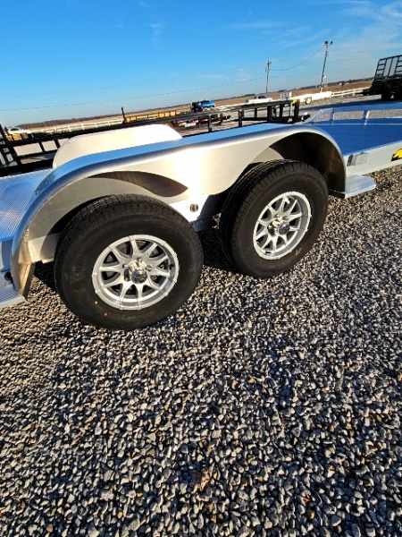 New 2026 Aluma 8218TILT 7K Torsion Car Hauler Tilt Trailer