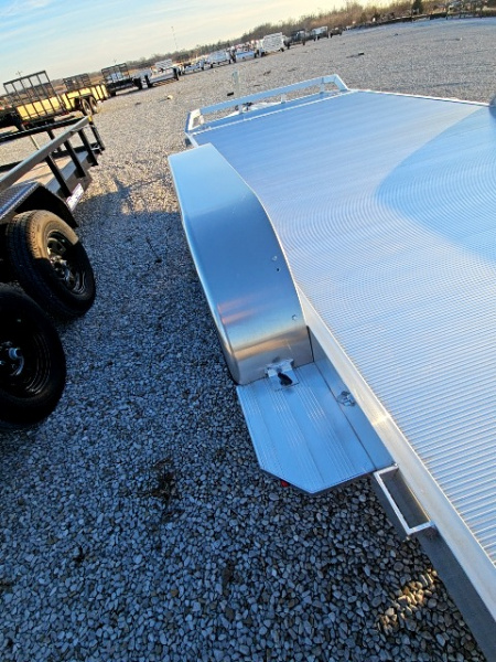 New 2026 Aluma 8218TILT 7K Torsion Car Hauler Tilt Trailer