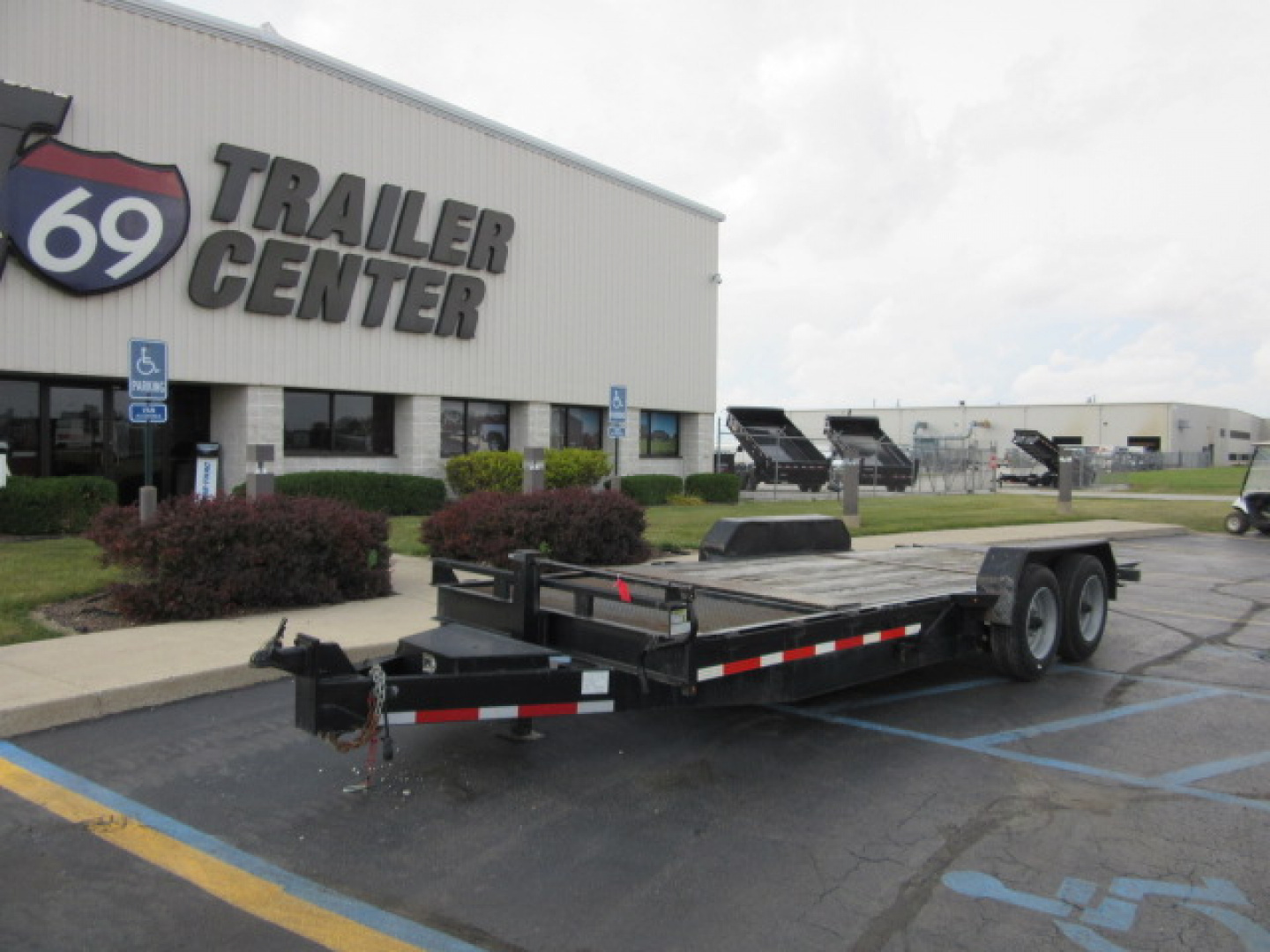 Used 2018 Sure-Trac 7 x 22 (16+6) ST82166FWTE-B-160 Tilt Trailer 16K
