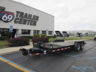 Used 2018 Sure-Trac 7 x 22 (16+6) ST82166FWTE-B-160 Tilt Trailer 16K