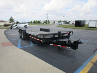 Used 2018 Sure-Trac 7 x 22 (16+6) ST82166FWTE-B-160 Tilt Trailer 16K
