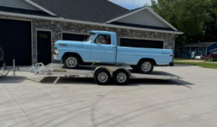 New 2026 Aluma 8216TILT 7K Torsion Car Hauler Tilt Trailer