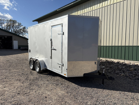 New 2025 7'x14' Cross Beta Enclosed Trailer