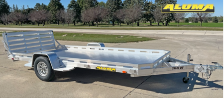 New 2026 Aluma 7814S-BT 3K Idler Utility Trailer