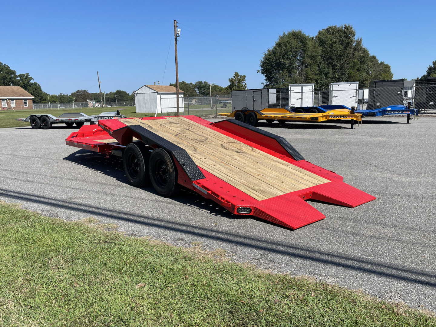 New 2026 RawMaxx RawMaxx GTX 24' 16K Gravity Tilt Trailer w/ Hydraulic Jack