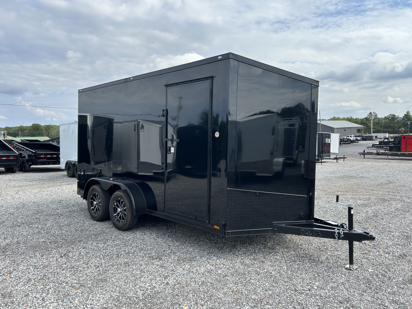 New 2026 Spartan 7'x14' 7k Enclosed Trailer *SCREWLESS POLYCORE BLKOUT*