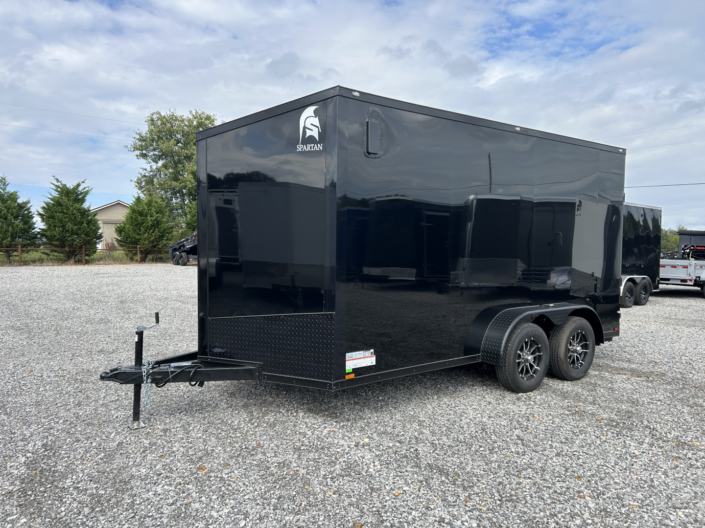 New 2026 Spartan 7'x14' 7k Enclosed Trailer *SCREWLESS POLYCORE BLKOUT*