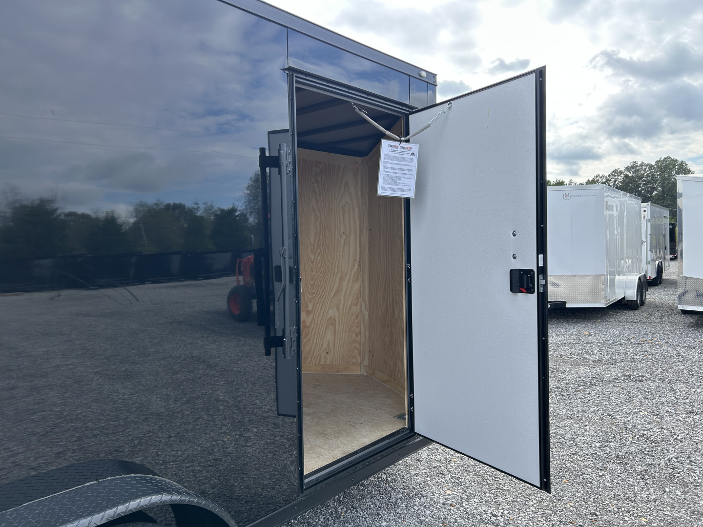 New 2026 Spartan 7'x14' 7k Enclosed Trailer *SCREWLESS POLYCORE BLKOUT*