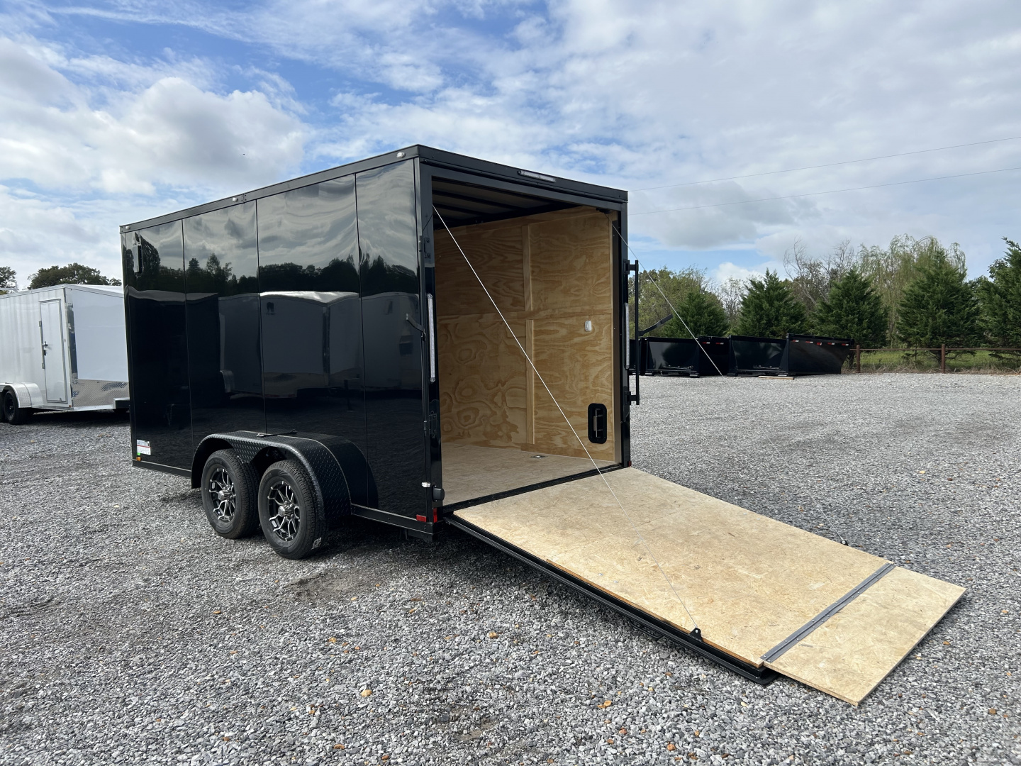 New 2026 Spartan 7'x14' 7k Enclosed Trailer *SCREWLESS POLYCORE BLKOUT*