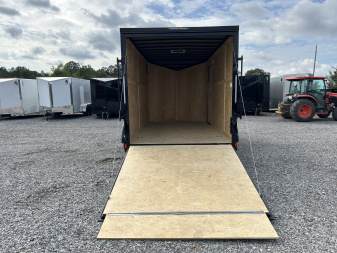 New 2026 Spartan 7'x14' 7k Enclosed Trailer *SCREWLESS POLYCORE BLKOUT*