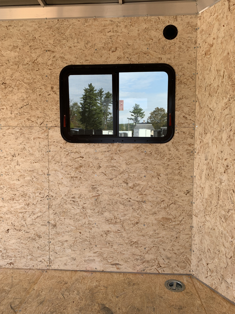 New 2026 High Country 7x12 + 2ft V-Nose/ Aluminum trailer / 7'interior /Adventure Package/ RV Window -7000GVW