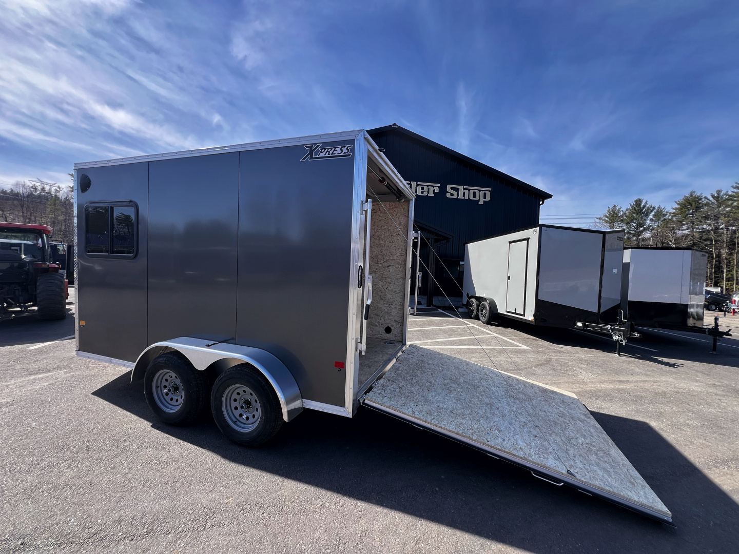 New 2026 High Country 7x12 + 2ft V-Nose/ Aluminum trailer / 7'interior /Adventure Package/ RV Window -7000GVW