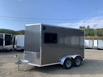 New 2026 High Country 7x12 + 2ft V-Nose/ Aluminum trailer / 7'interior /Adventure Package/ RV Window -7000GVW