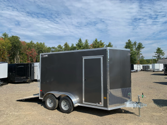 New 2026 High Country 7x12 + 2ft V-Nose/ Aluminum trailer / 7'interior /Adventure Package/ RV Window -7000GVW