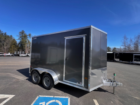 New 2026 High Country 7x12 + 2ft V-Nose/ Aluminum trailer / 7'interior /Adventure Package/ RV Window -7000GVW