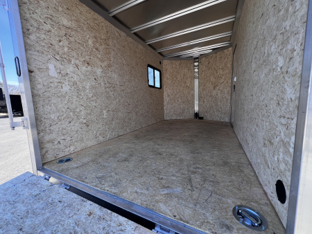 New 2026 High Country 7x12 + 2ft V-Nose/ Aluminum trailer / 7'interior /Adventure Package/ RV Window -7000GVW