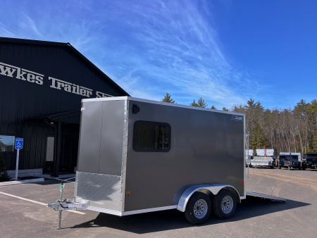 New 2026 High Country 7x12 + 2ft V-Nose/ Aluminum trailer / 7'interior /Adventure Package/ RV Window -7000GVW