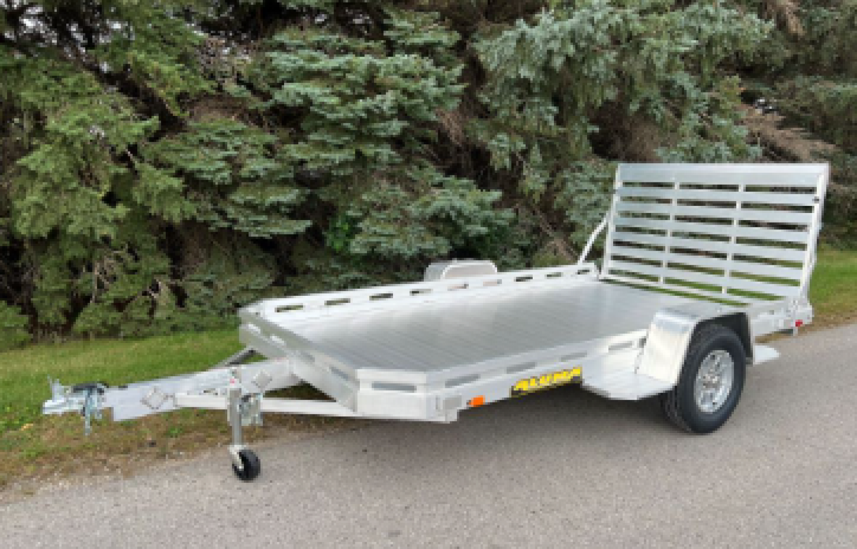 New 2026 Aluma 7712H-S-TG 3K Idler Utility Trailer