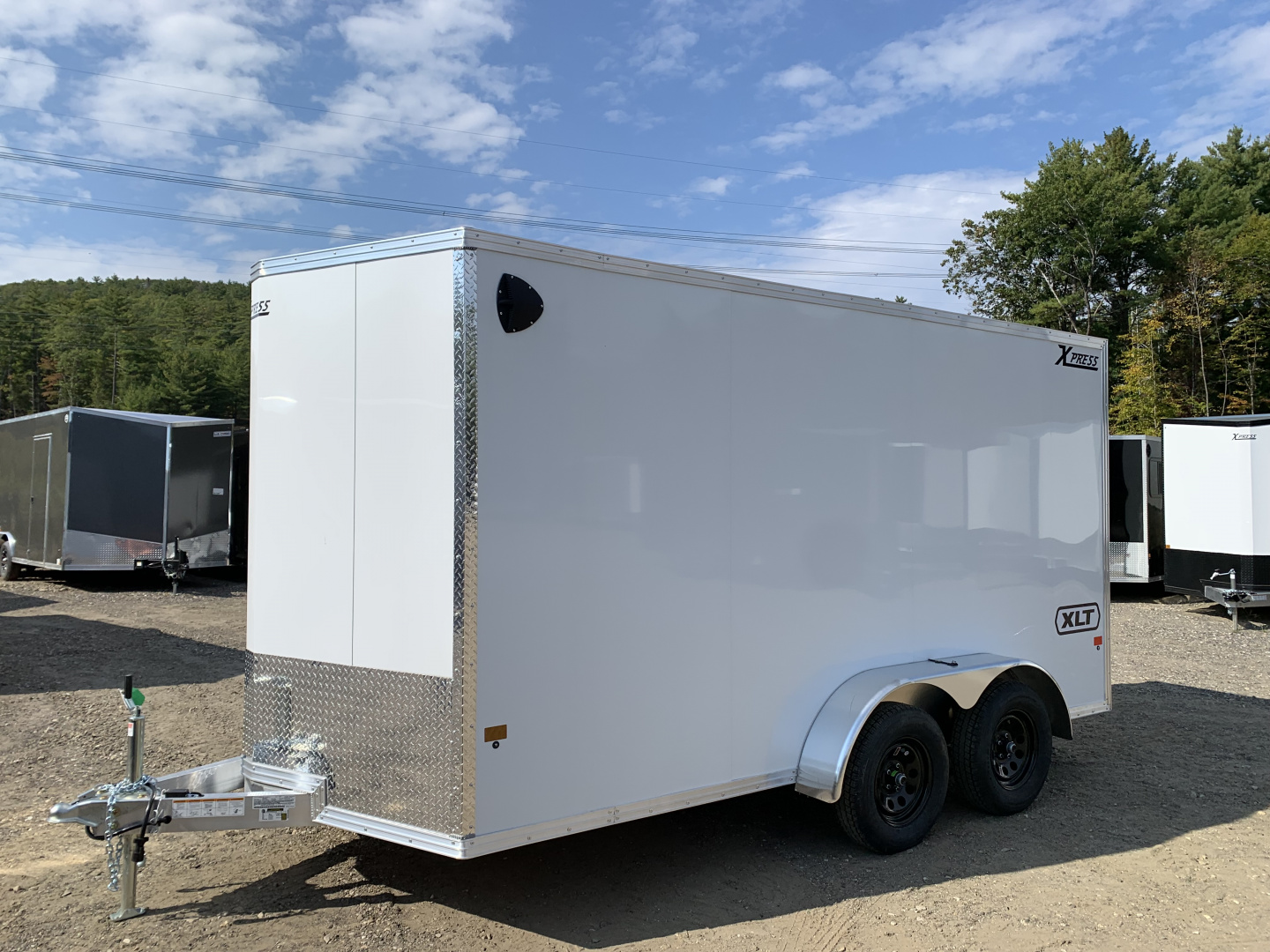 New 2026 High Country 7x14 + 18" V-Nose/ XLT Aluminum trailer / 7'interior -7000GVW