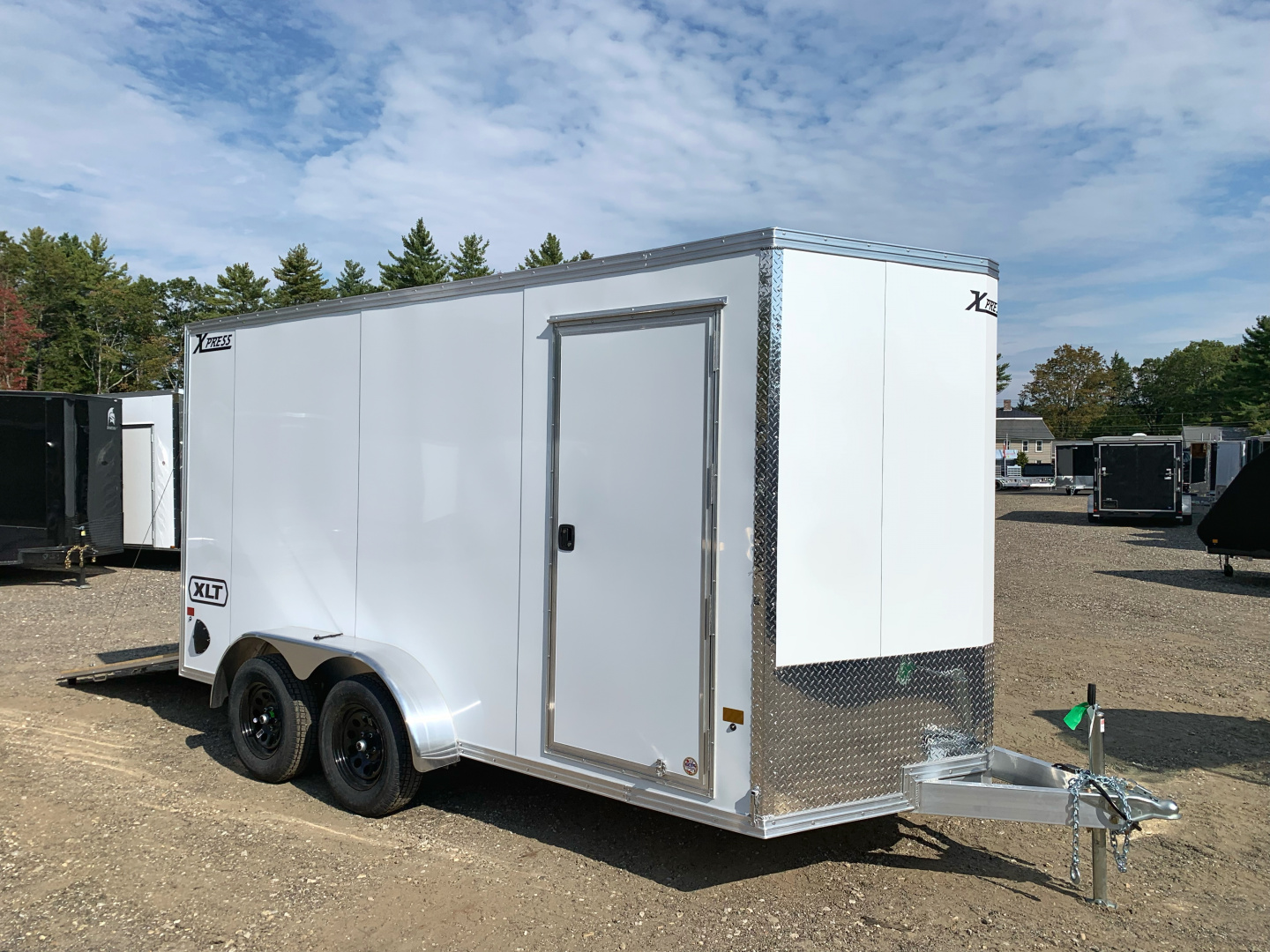 New 2026 High Country 7x14 + 18" V-Nose/ XLT Aluminum trailer / 7'interior -7000GVW