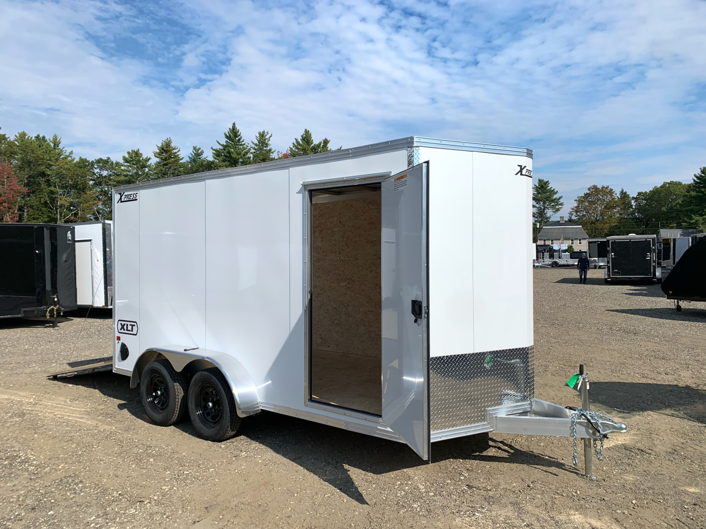 New 2026 High Country 7x14 + 18" V-Nose/ XLT Aluminum trailer / 7'interior -7000GVW