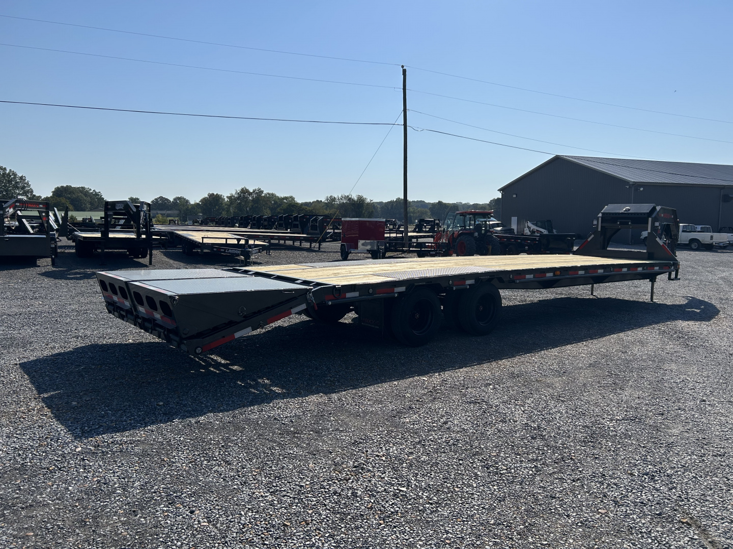New 2026 MAXXD 102"X34' 40K *ENGINEERED FRAME* Gooseneck Flatbed Trailer
