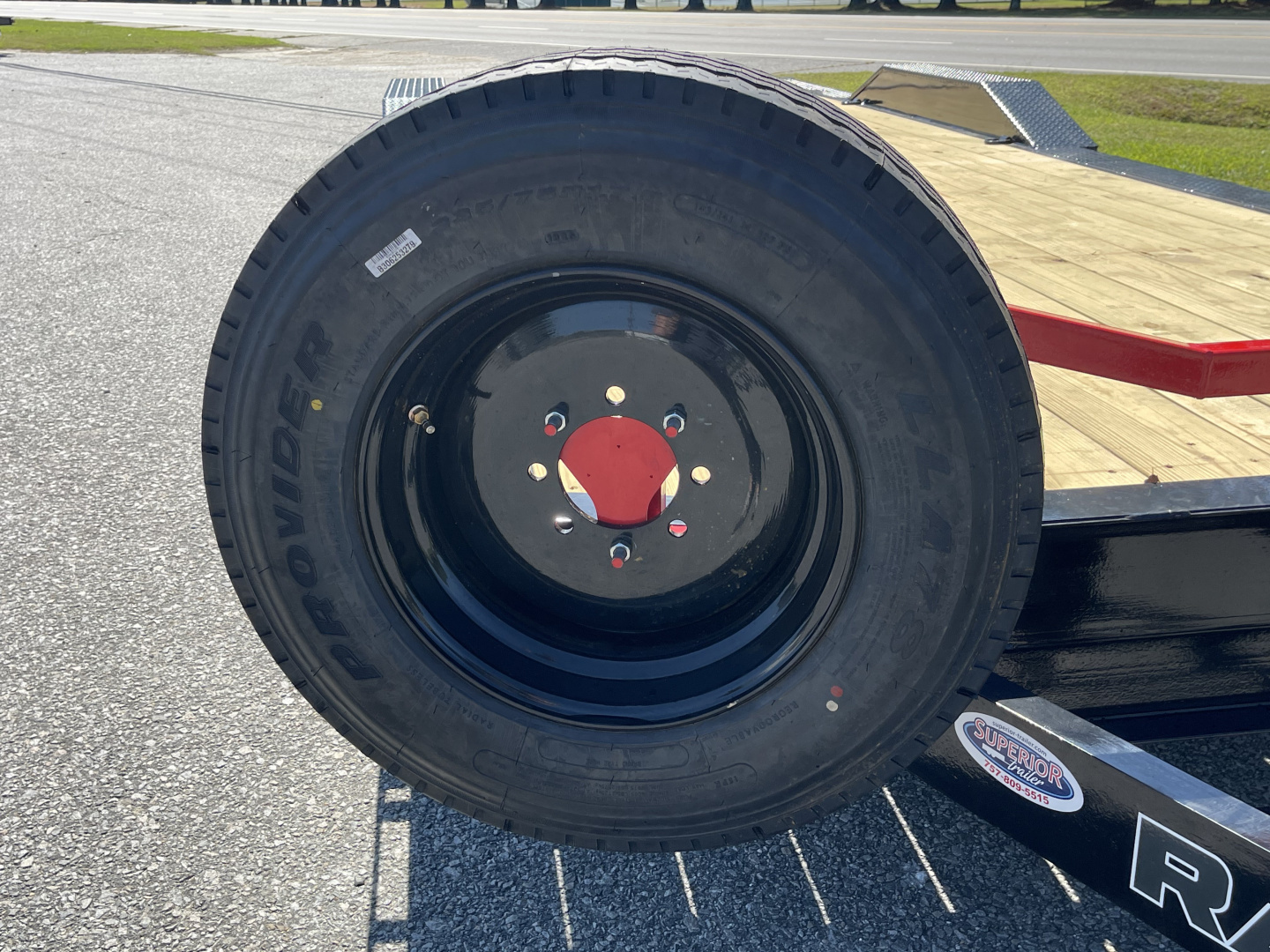 New 2026 RawMaxx 24' 16k Equipment Trailer w/ Drive Over Fenders