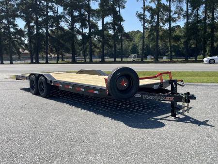 New 2026 RawMaxx 24' 16k Equipment Trailer w/ Drive Over Fenders