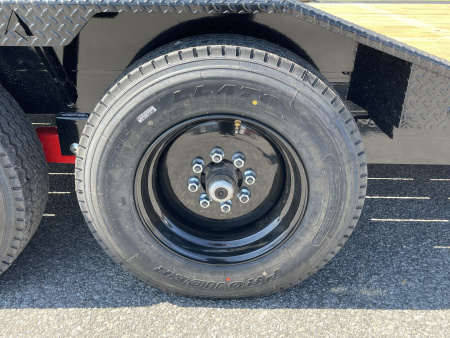 New 2026 RawMaxx 24' 16k Equipment Trailer w/ Drive Over Fenders