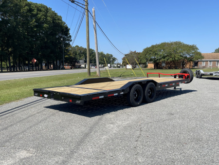 New 2026 RawMaxx 24' 16k Equipment Trailer w/ Drive Over Fenders