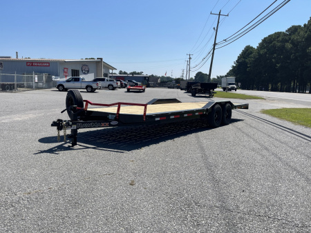 New 2026 RawMaxx 24' 16k Equipment Trailer w/ Drive Over Fenders