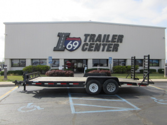 Used 2014 American Trailers 7 x 20 (16+4) UG20A Equipment Trailer 14K