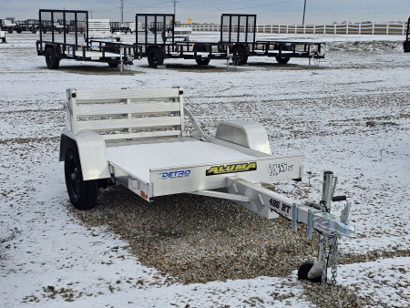 New 2026 Aluma 486S-BT 1.2K Idler Utility Trailer