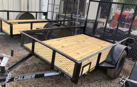 New 2026 Caliber Trailer Mfg 5 x 8 SA Utility Trailer