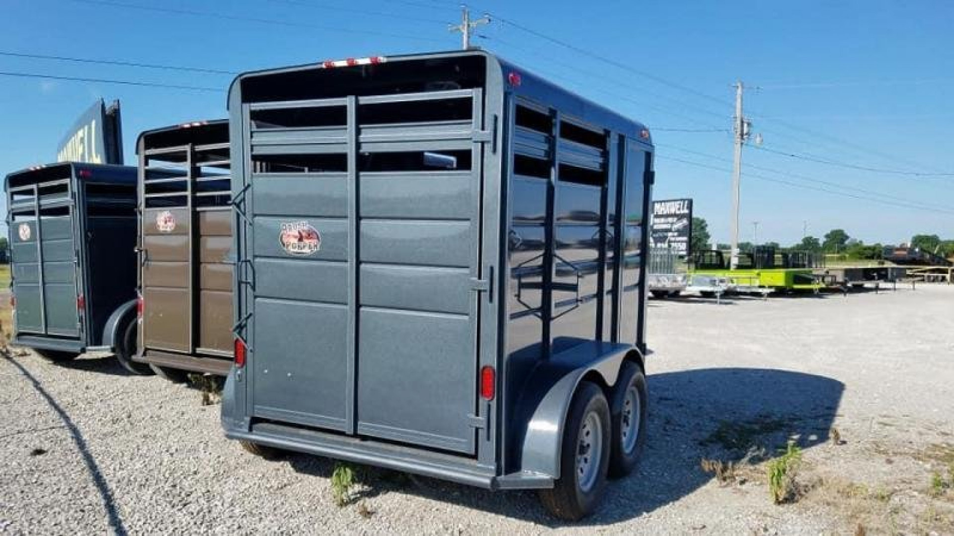 New 2025 Maxwell BUMPER PULL HORSE Horse Trailer