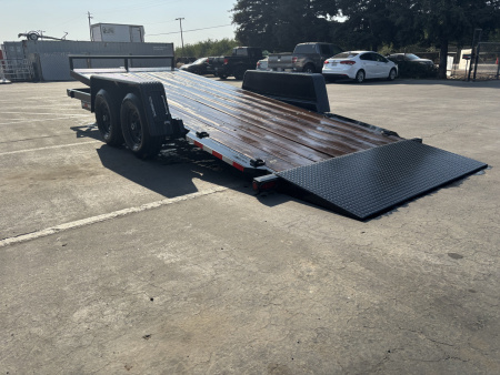New 2025 TRU 7'x20' Gravity Tilt Car Hauler Trailer 10k