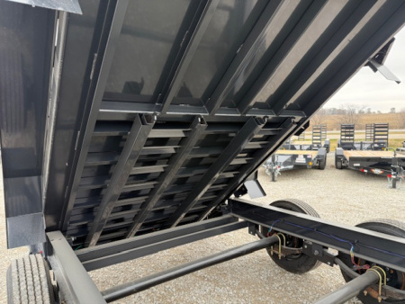 New 2026 Hillcrest Deep Charcoal 7'X14' 17.6K 40" Sides Dump Trailer