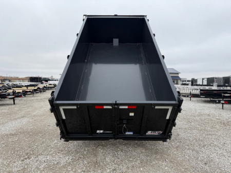 New 2026 Hillcrest Deep Charcoal 7'X14' 17.6K 40" Sides Dump Trailer