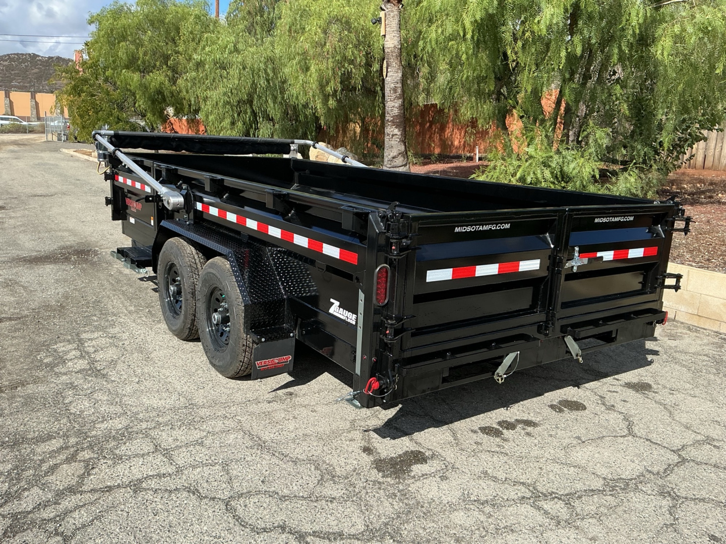 New 7X16 Tandem Axle 15.4K Versa Dump Trailer