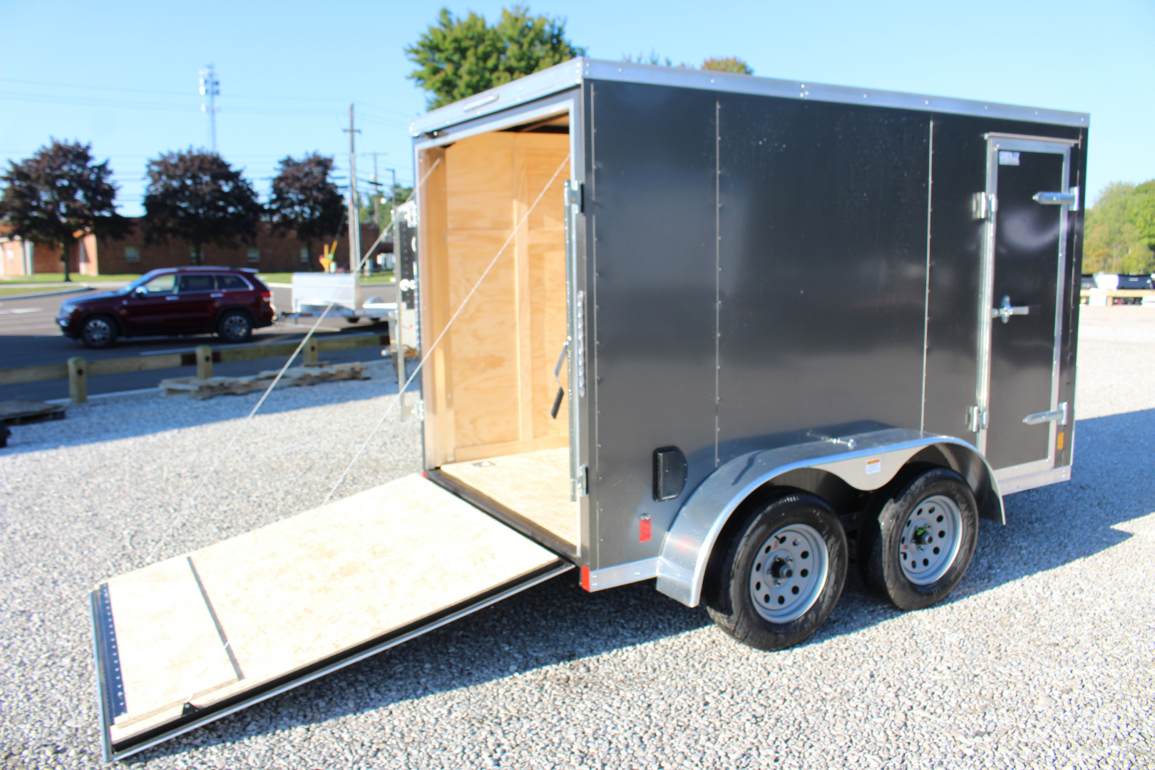 New 2026 Darkhorse Cargo DHW 6' x 10' Enclosed Trailer - REAR RAMP DOOR- 6' Interior Height - 7000# GVW