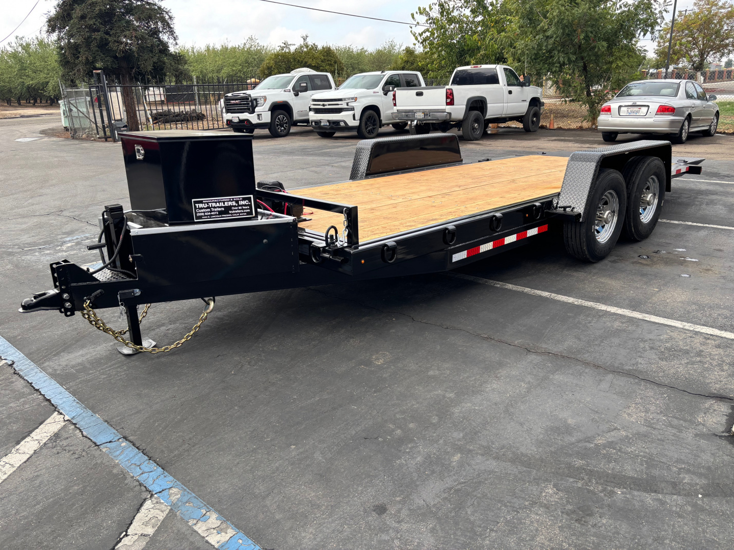 New 2025 TRU Custom 7'x20' Gravity Tilt Car / Racing Trailer 14k