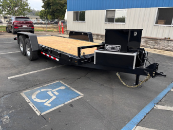 New 2025 TRU Custom 7'x20' Gravity Tilt Car / Racing Trailer 14k