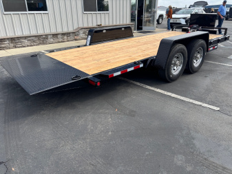 New 2025 TRU Custom 7'x20' Gravity Tilt Car / Racing Trailer 14k