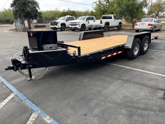 New 2025 TRU Custom 7'x20' Gravity Tilt Car / Racing Trailer 14k