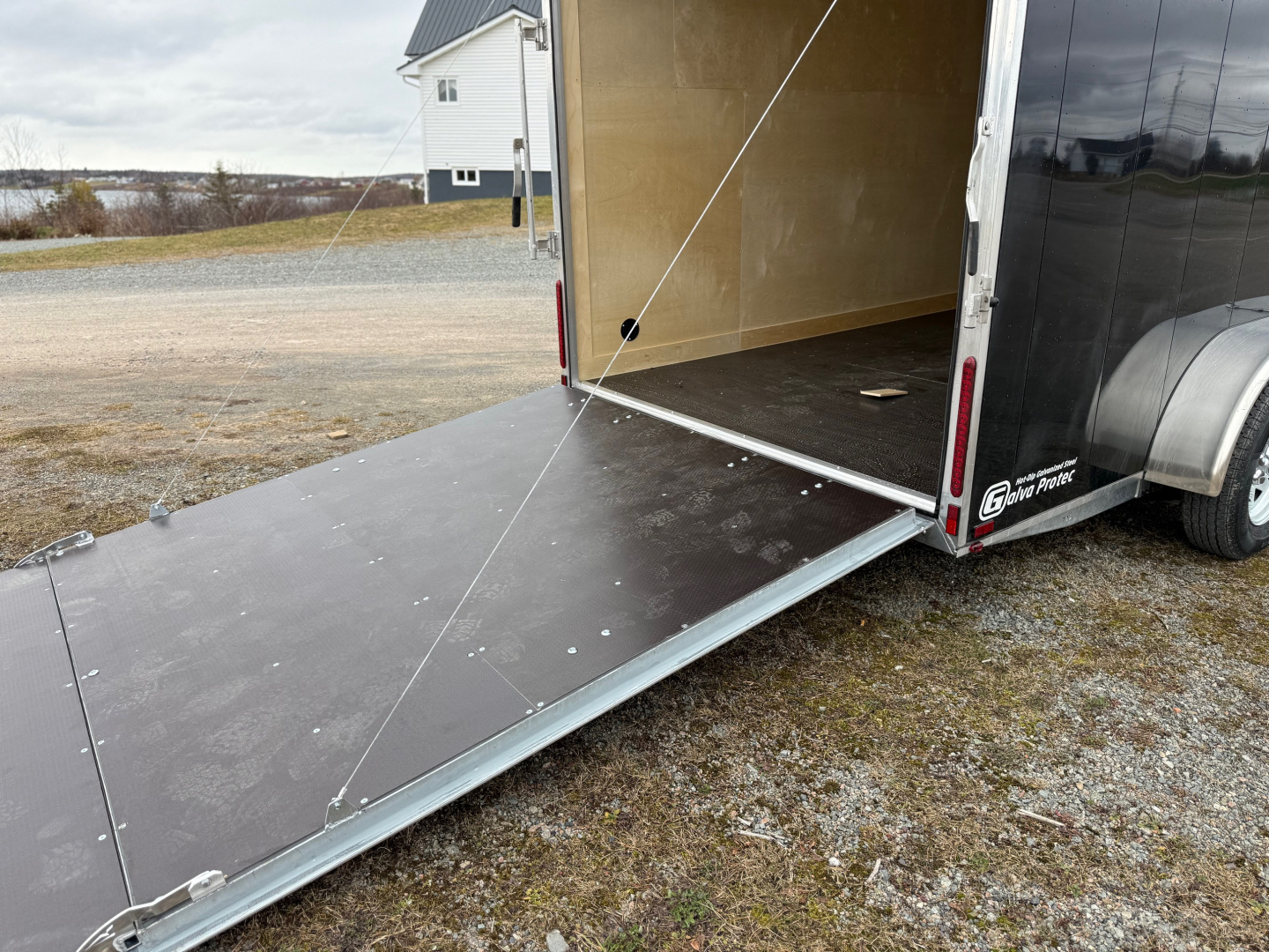 New 2026 Gator Elite 7 x 16 plus 5' V nose Snowmobile Trailer
