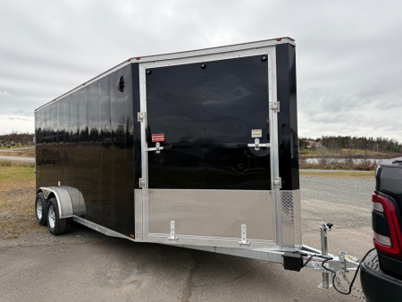 New 2026 Gator Elite 7 x 16 plus 5' V nose Snowmobile Trailer