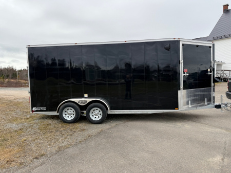 New 2026 Gator Elite 7 x 16 plus 5' V nose Snowmobile Trailer