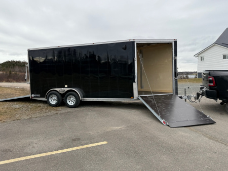 New 2026 Gator Elite 7 x 16 plus 5' V nose Snowmobile Trailer