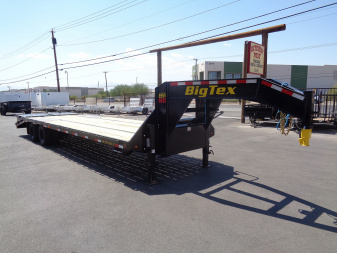 New 2026 Big Tex Trailer * 22GN-30D5A * 30ft Tandem Dual Wheel Gooseneck Trailer W/ Mega Ramps